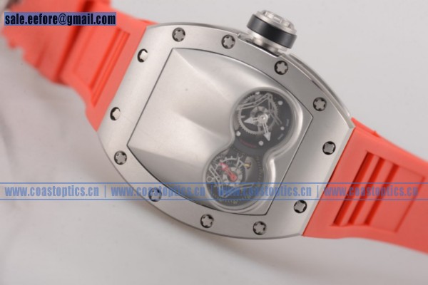 Richard Mille RM053 Watch Steel Red Rubber 1:1 Replica